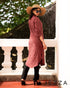 Brocade Polyester Midi Top 63371